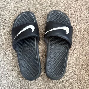 Nike Black Slide Sandals